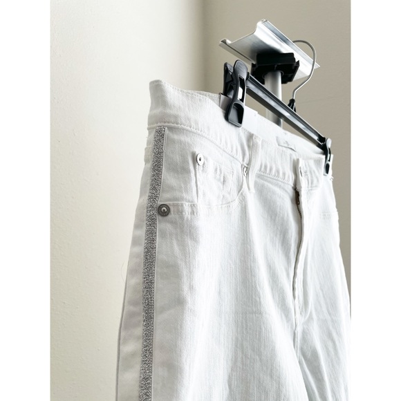 7 for All Mankind High Waist Ankle Skinny Jeans 34 - Picture 7 of 16